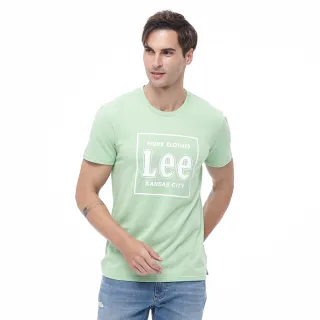 Lee 方框小LOGO短袖T恤 男 卡其 灰綠 黑色 MODERN  LB302078 歷史價格詳細信息