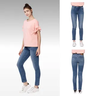 Lee 433 中腰合身窄管牛仔褲 女 淺藍 四面彈 九分褲 Mainline 1902588GA 歷史價格詳細信息