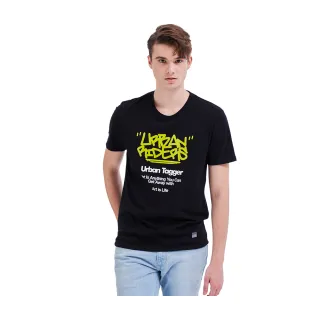 Lee 短袖T恤 文字拼圖印刷設計 男 藍 Urban Riders 1900679PC 歷史價格詳細信息