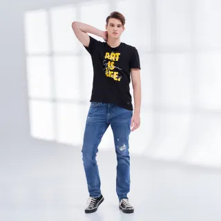 【Lee】男裝 牛仔褲 / 705 中腰標準小直筒 中深藍洗水 / 101+ 系列(LL20004077M) 歷史價格詳細信息