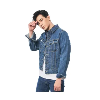 【Lee】男裝 牛仔外套 / 背塗鴉 H.D.LEE 袖剪裁 開襟拉鍊 淺藍洗水 季節性版型(LB314009841) 歷史價格詳細信息