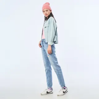 【Lee】女裝 牛仔褲 / 涼感 409 中腰合身小直筒 淺藍洗水 / Jade Fusion 系列(LB317036600) 歷史價格詳細信息