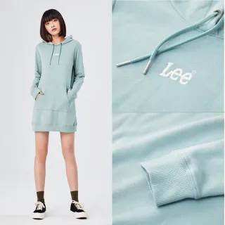 【Lee】女裝 帽T / 落肩 純色長版 夢想粉 季節性版型(LL20032591P) 歷史價格詳細信息
