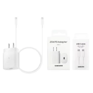 SAMSUNG三星 原廠 25W 快充旅充組 (旅行充電器+雙Type C傳輸線) EP-TA800 歷史價格詳細信息