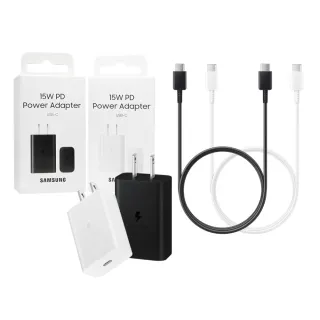 【SAMSUNG 三星】原廠盒裝15W Type C充電器T1510+三星製造 雙Type C線組(for Galaxy A) 歷史價格詳細信息