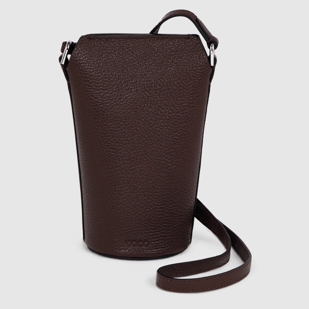 【ecco】Pot Bag 真皮迷你斜背包(稻黃色 910737991107) 歷史價格詳細信息