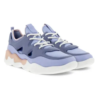 【ecco】ELO W 躍樂多色皮革運動休閒鞋 女鞋(大馬士革粉/裸粉色 81083352437) 歷史價格詳細信息