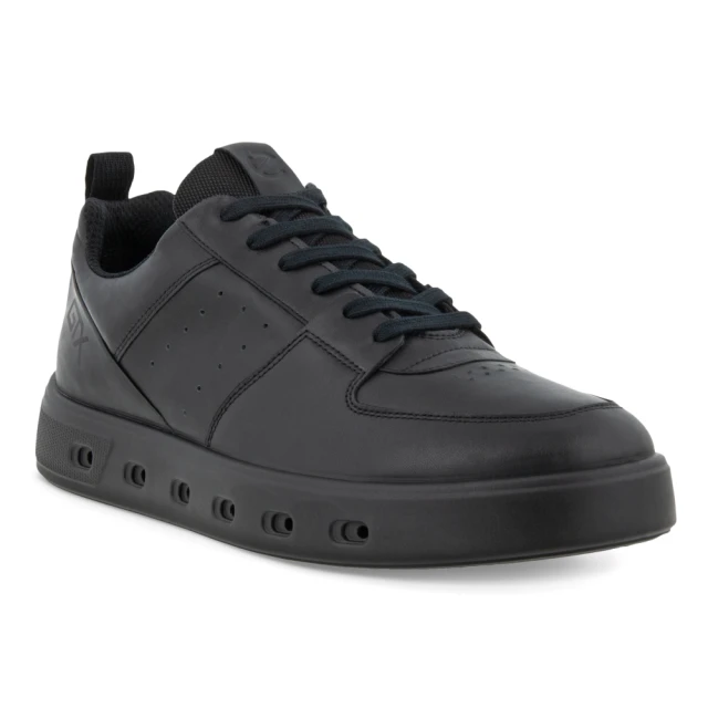 【ecco】STREET 720 M 街頭趣闖防水皮革休閒鞋 男鞋(黑色 52080451052) 歷史價格詳細信息
