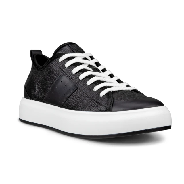 【ecco】STREET TRAY M 街頭趣闖拼接皮革休閒鞋 男鞋(白色 50480450153) 歷史價格詳細信息