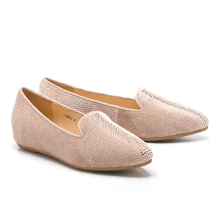 【HELENE SPARK】輕奢質感晶鑽內增高尖頭樂福低跟鞋(米) 價格比較,價格查詢,歷史價格詳細信息