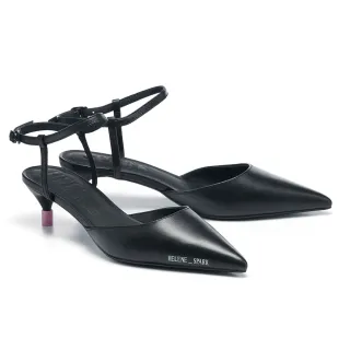 【HELENE_SPARK】極簡時髦雙繫帶全羊皮高跟涼鞋(白) 歷史價格詳細信息