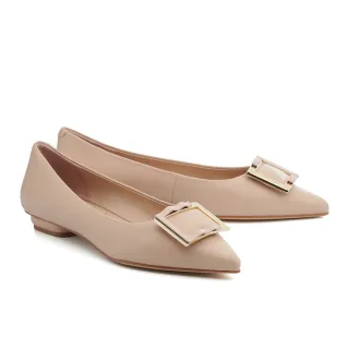 【HELENE_SPARK】別致質感交叉寬帶全真皮方頭低跟拖鞋(黑) 歷史價格詳細信息