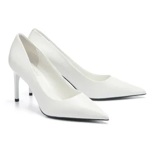 【AS 集團】優雅氣質皮穿鍊踝帶綿羊皮娃娃平底鞋(白) 歷史價格詳細信息