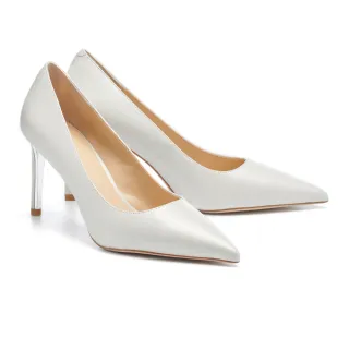 【AS 集團】優雅氣質皮穿鍊踝帶綿羊皮娃娃平底鞋(白) 歷史價格詳細信息