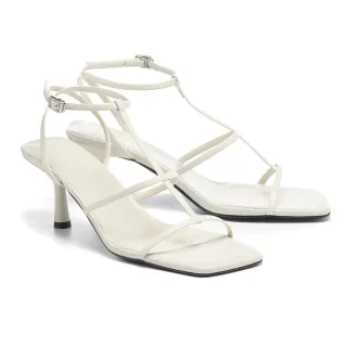 【HELENE_SPARK】摩登品味H雙D釦踝帶羊皮美型尖頭高跟鞋(黑) 歷史價格詳細信息