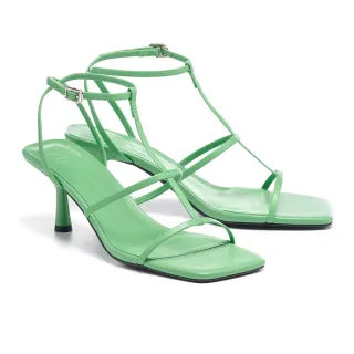 【HELENE_SPARK】摩登品味H雙D釦踝帶羊皮美型尖頭高跟鞋(黑) 歷史價格詳細信息