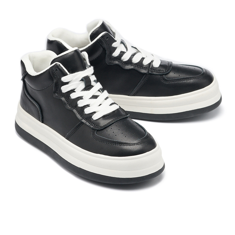 【HELENE_SPARK】極簡舒適LOGO燙字全真皮方頭低跟拖鞋(黑) 歷史價格詳細信息