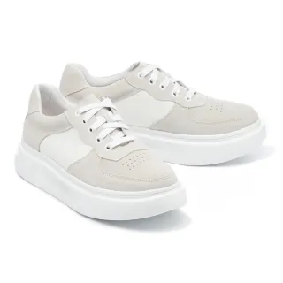 【AS 集團】簡約率性異材質拼接羊皮綁帶厚底休閒鞋(黑) 歷史價格詳細信息