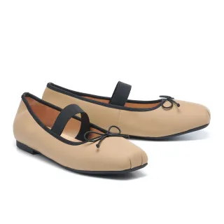 【BYHUE】優雅別致兩穿扭結珍珠全真皮方頭低跟鞋(粉) 歷史價格詳細信息