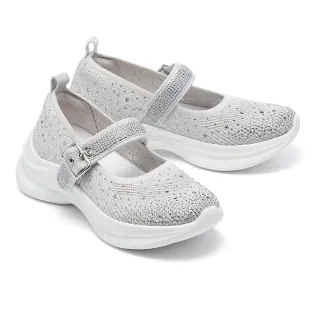 【MELROSE】美樂斯 氣質美學晶鑽飛織布瑪莉珍厚底休閒鞋(米) 歷史價格詳細信息