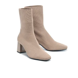 【MELROSE】美樂斯 極簡舒適飛織布後拉鍊厚底高筒休閒鞋(黑) 歷史價格詳細信息