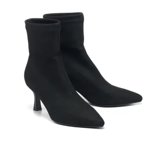 【MELROSE】美樂斯 極簡舒適飛織布後拉鍊厚底高筒休閒鞋(黑) 歷史價格詳細信息