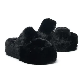 【MELROSE】美樂斯 溫暖舒適鍊條釦QQ絨毛寬帶厚底拖鞋(橘) 歷史價格詳細信息