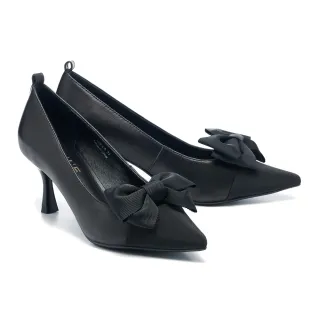 【BYHUE】優雅別致兩穿扭結珍珠全真皮方頭低跟鞋(粉) 歷史價格詳細信息