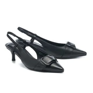 【BYHUE】優雅別致兩穿扭結珍珠全真皮方頭低跟鞋(粉) 歷史價格詳細信息