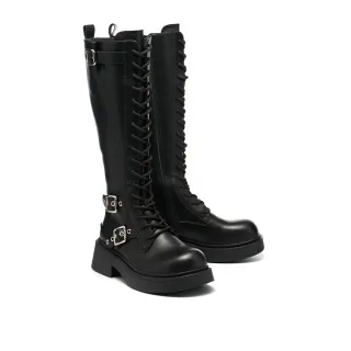 【MISS 21】潮感90系少女寬版編織復古方頭粗高跟涼鞋(黑) 歷史價格詳細信息