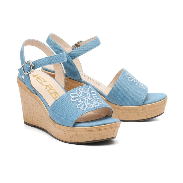 【MELROSE】美樂斯 夏日輕旅 豔夏圓鑽釦花布輕量厚底拖鞋(綠) 歷史價格詳細信息