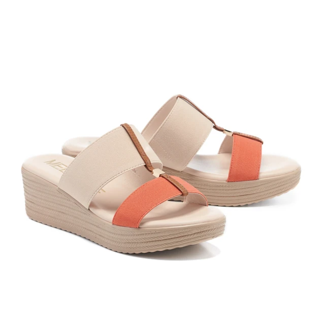 【MELROSE】美樂斯 夏日輕旅 豔夏圓鑽釦花布輕量厚底拖鞋(綠) 歷史價格詳細信息