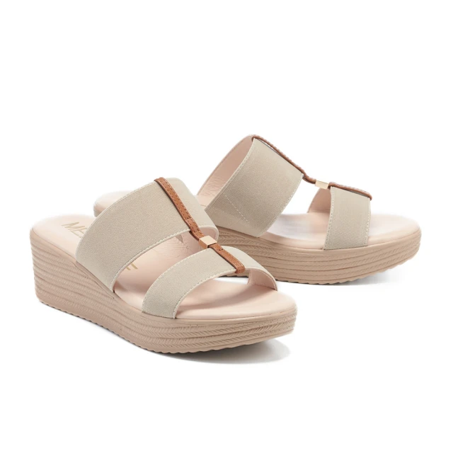 【MELROSE】美樂斯 夏日輕旅 豔夏圓鑽釦花布輕量厚底拖鞋(綠) 歷史價格詳細信息