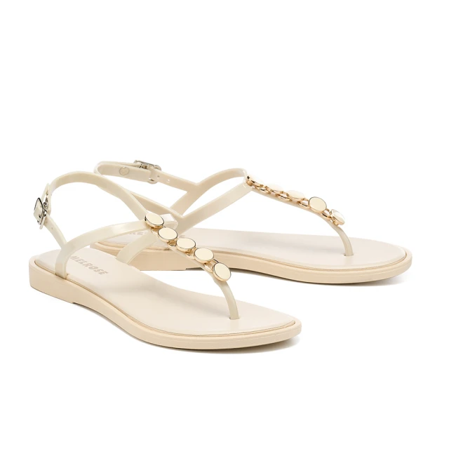 【MELROSE】簡約氣質T字繫帶全真皮厚底鞋(粉) 歷史價格詳細信息