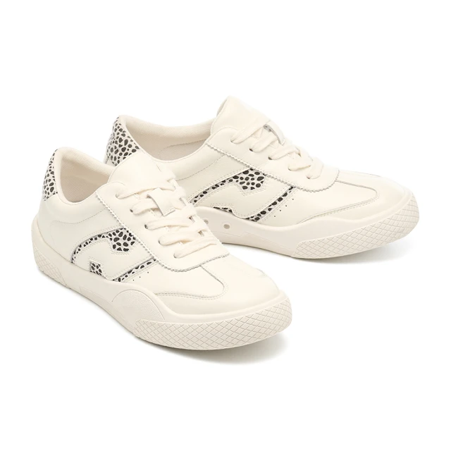 【MELROSE】美樂斯 率性時尚大方釦拼接牛皮老爹厚底休閒鞋(黑) 歷史價格詳細信息