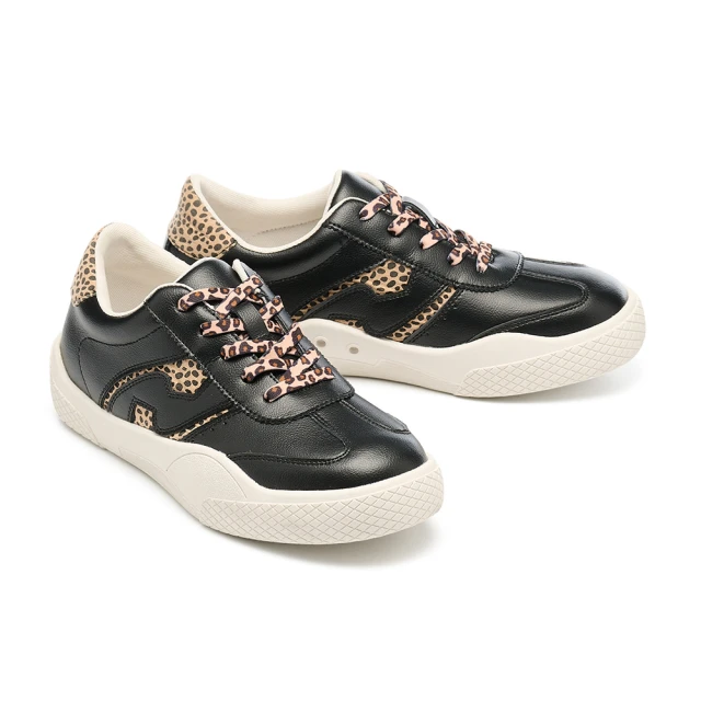 【MELROSE】美樂斯 率性時尚大方釦拼接牛皮老爹厚底休閒鞋(黑) 歷史價格詳細信息