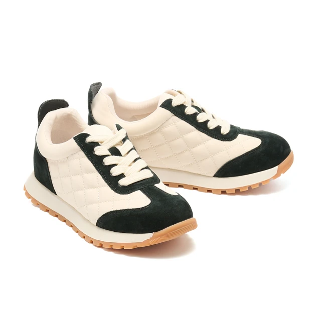 【MELROSE】美樂斯 俐落時髦舒適牛皮拼接彈力飛織高筒厚底休閒鞋(黑) 歷史價格詳細信息