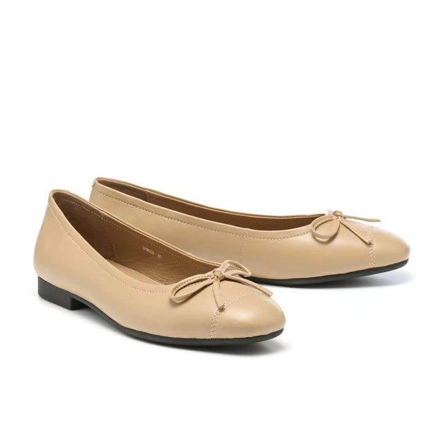 【AS 集團】優雅氣質皮穿鍊踝帶綿羊皮娃娃平底鞋(白) 歷史價格詳細信息