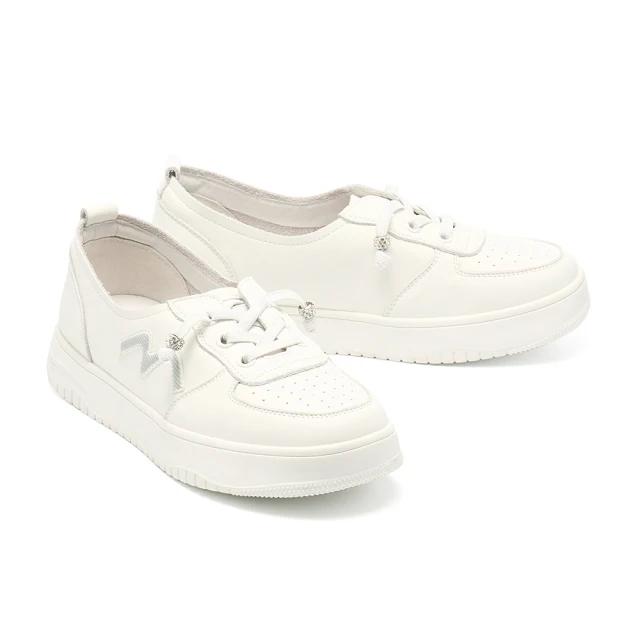 【MELROSE】美樂斯 率性時尚大方釦拼接牛皮老爹厚底休閒鞋(黑) 歷史價格詳細信息