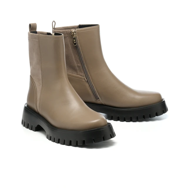 【AS 集團】街頭時髦鉚釘魚骨牛皮低跟涼鞋(黑) 歷史價格詳細信息