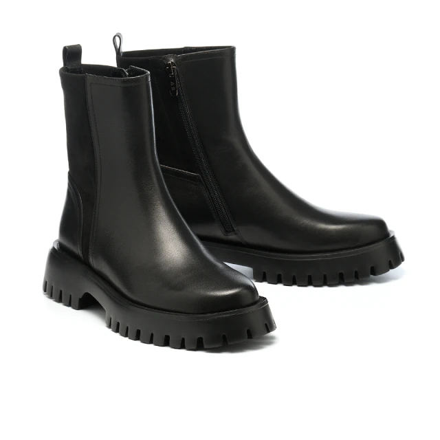 【AS 集團】街頭時髦鉚釘魚骨牛皮低跟涼鞋(黑) 歷史價格詳細信息