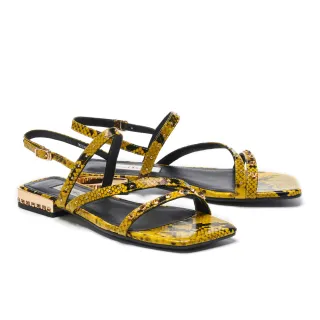 【AS 集團】街頭時髦鉚釘魚骨牛皮低跟涼鞋(黑) 歷史價格詳細信息