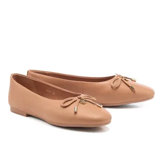 【AS 集團】簡約質感珍珠釦繫帶綿羊皮瑪莉珍平底鞋(米) 歷史價格詳細信息