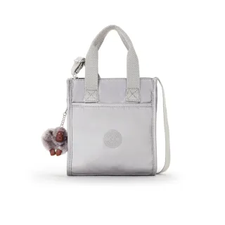 【KIPLING官方旗艦館】知性光澤銀灰造型大開口拉鍊手提肩背包-ESTEBAN 歷史價格詳細信息