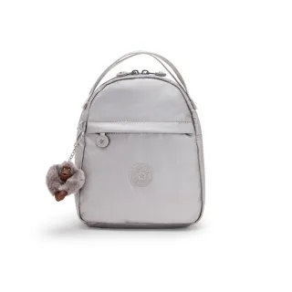 【KIPLING官方旗艦館】知性光澤銀灰造型大開口拉鍊手提肩背包-ESTEBAN 歷史價格詳細信息