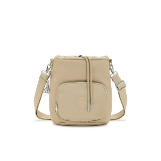 Kipling 奶霜格壓紋櫻花粉實用多前袋側肩包-ALBENA 歷史價格詳細信息