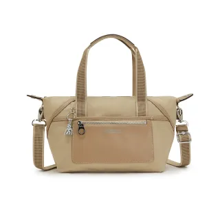 Kipling 淺卡其米色拼接手提側背包-ART MINI 歷史價格詳細信息