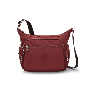 【KIPLING官方旗艦館】『牛角包』時尚紅多袋實用側背包-GABB 歷史價格詳細信息