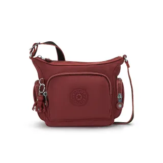 【KIPLING官方旗艦館】『牛角包』時尚紅多袋實用側背包-GABB 歷史價格詳細信息