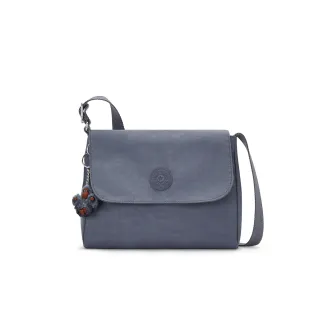 【KIPLING官方旗艦館】灰調寧靜藍多袋小巧斜背包-RON 歷史價格詳細信息